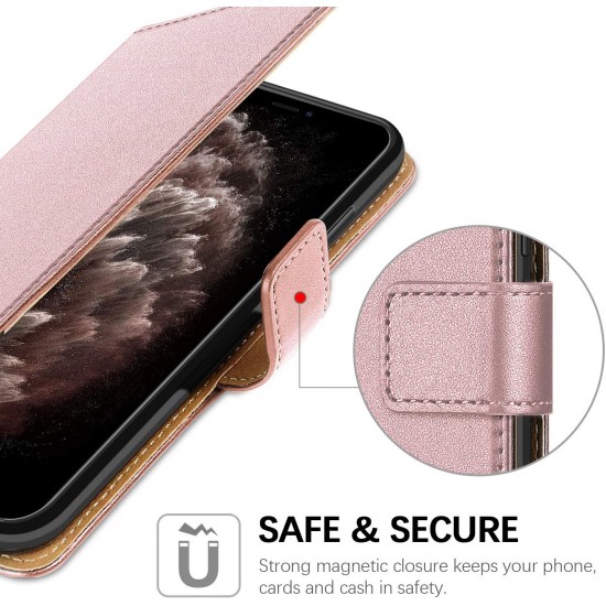 HOOMIL iPhone 11 Pro Case Leather Flip Wallet Cover for iPhone 11